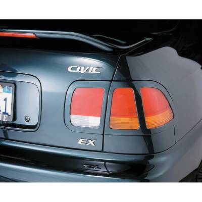 Honda Civic 4DR V-Tech Taillight Covers - Circle Style - 71521