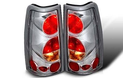 Chevrolet Silverado WinJet Altezza Taillight - Chrome & Clear - WJ20-0004-01