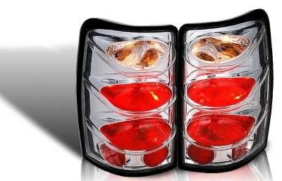 Chevrolet Suburban WinJet Altezza Taillight - Chrome & Clear - WJ20-0005-01