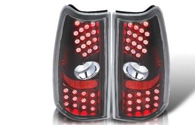 Chevrolet Silverado WinJet LED Taillight - Black & Clear - WJ20-0006-04