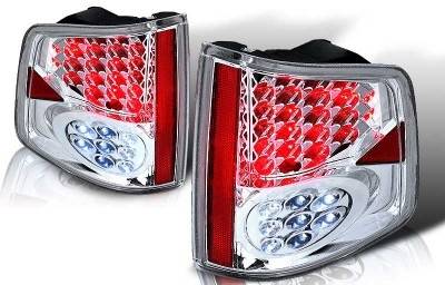 Chevrolet S10 WinJet LED Taillight - Chrome & Clear - WJ20-0008-01