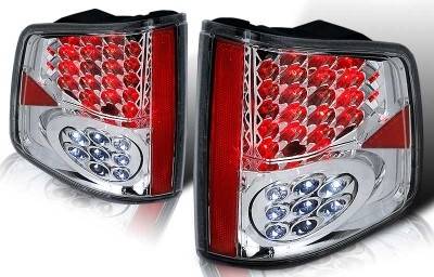 Chevrolet S10 WinJet LED Taillight - Chrome & Smoke - WJ20-0008-02