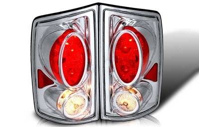 Dodge Ram WinJet Altezza Taillight - Chrome & Clear - WJ20-0011-01