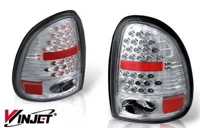 Dodge Durango WinJet LED Taillight - Chrome & Smoke - WJ20-0013-02