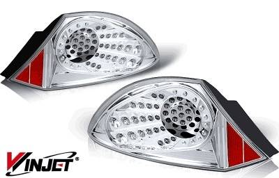 Mitsubishi Eclipse WinJet LED Taillight - Chrome & Clear - WJ20-0040-01