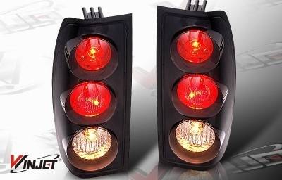 Nissan Frontier WinJet Altezza Taillight - Black & Smoke - WJ20-0043-05