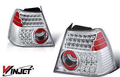 Volkswagen Jetta WinJet LED Taillight - Chrome & Smoke - WJ20-0048-02