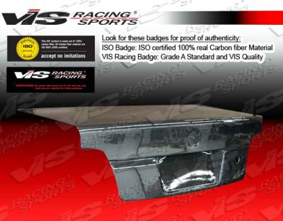 BMW 3 Series 2DR VIS Racing OEM Euro Carbon Fiber Trunk - 92BME362DOE-020C