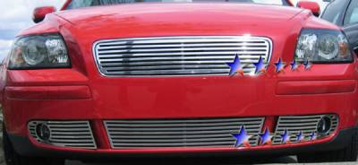 Volvo S40 APS CNC Grille - Upper - Aluminum - V95507A