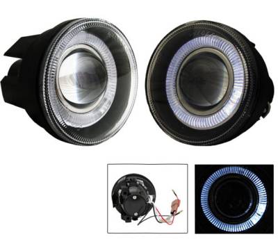 Dodge Dakota 4CarOption Halo Projector Fog Lights - XT-FGPR-DKT-0104