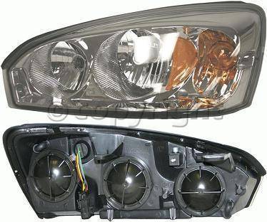 Clear Lense Headlights Amber Driver Side