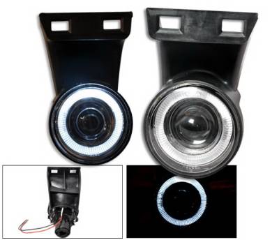 Dodge Ram 4CarOption Halo Projector Fog Lights - XT-FGPR-RAM-9902