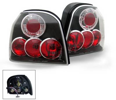 Volkswagen Golf 4CarOption Altezza Taillights - XT-TLZ-GOLF39297BK-6