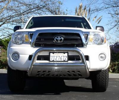 Toyota Tacoma Aries Bull Bar with Stainless Skid - 3 Inch