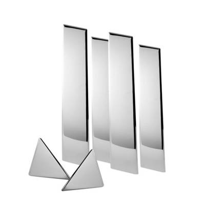 Chrysler 300 Spyder SUS304 Stainless Steel Door Pillar Trim - Chrome - CA-PL-C300C06