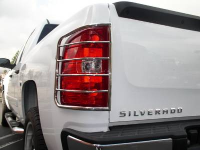 Chevrolet Silverado Aries Taillight Guard Covers