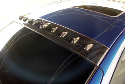 Neon Carbon Fiber Roof Spoiler