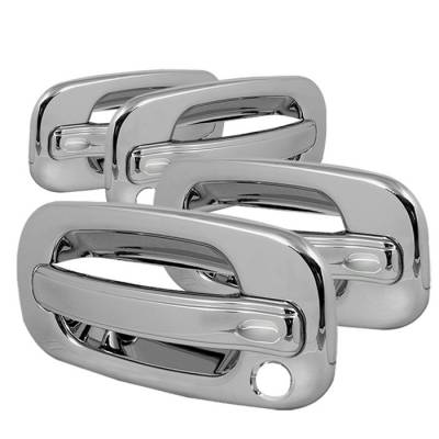 Chevrolet Tahoe Spyder Door Handle - With Passenger Side Key Hole - Chrome - CA-DH-CS99-4D-WP