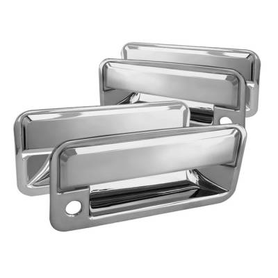 Chevrolet Suburban Spyder Door Handle - With Passenger Side Key Hole - Chrome - CA-DH-CT95-WP