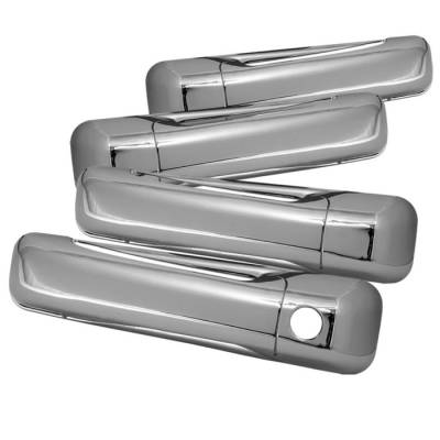 Jeep Grand Cherokee Spyder Door Handle - No Passenger Side Key Hole - Chrome - CA-DH-JGC05-NP