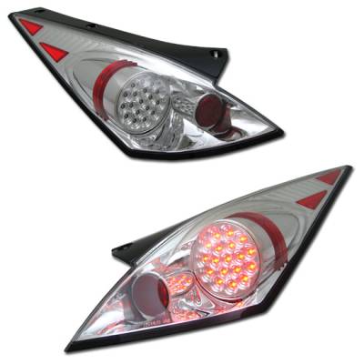 Euro Chrome Clear LED Taillights