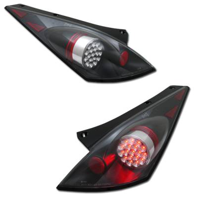 Euro Black Clear LED Taillights