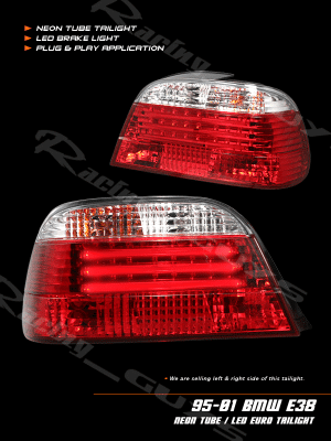 Red Clear LED Taillights