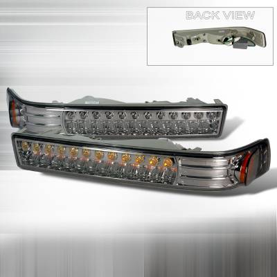 Chevrolet S10 Spec-D LED Bumper Lights - Smoke - 2LB-S1098GLED-KS