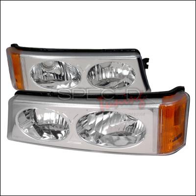 Chevrolet Avalanche Spec-D Bumper Lights - Chrome - 2LB-SIV04-KS