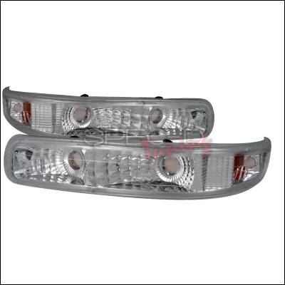 Chevrolet Suburban Spec-D Bumper Lights - Chrome - 2LB-SIV99-RS