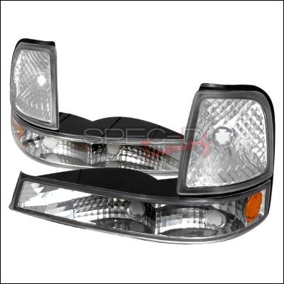 Ford Ranger Spec-D Corner Lights - Chrome - 2LC-RAN98-KS