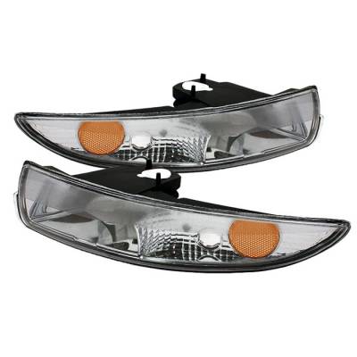 Chevrolet Camaro Spyder Amber Bumper Lights - Euro - CBL-CCAM93-AM-E