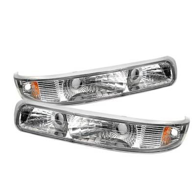 Chevrolet Silverado Spyder Amber Bumper Lights - Euro - CBL-CS99-E-AM