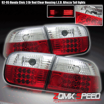 Red Clear LED Taillights