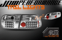 Chrome Clear LED Taillights