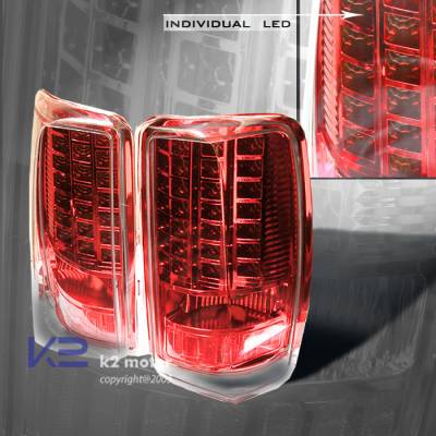 Red Clear LED Taillights