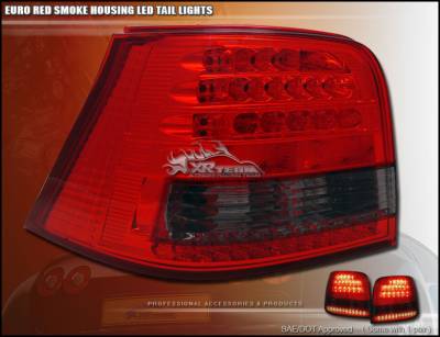 Euro Red Smoke LED Taillights