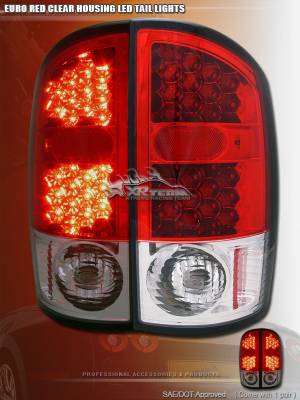 Euro Red Clear LED Taillights