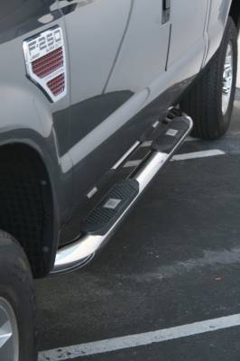 Ford F250 Superduty Aries Big Step - Stainless - 4 Inch