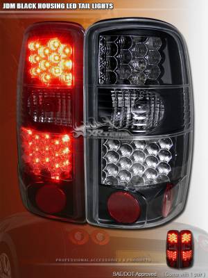 JDM Black LED Taillights