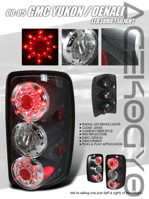 Euro Carbon LED Taillights