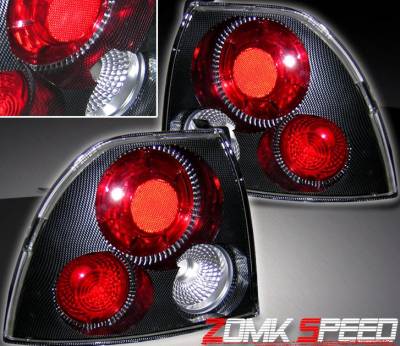Dual Red Carbon Taillights