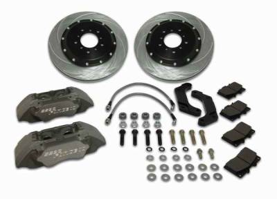 SSBC Disc Brake Kit with Force 10 Extreme 4-Piston Aluminum Calipers & 14 Inch Rotors - Front - A164-1