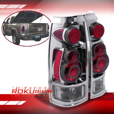 Chrome Retro Style Taillights