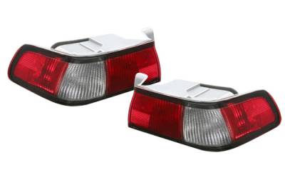 Red And Clear Taillights