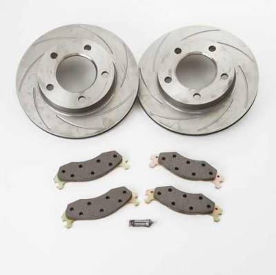 SSBC Turbo Slotted Rotors & Pads - Front - A2351017