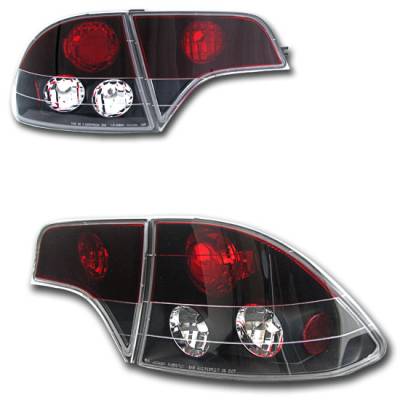 Black Red Clear Taillights