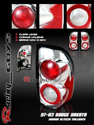 Euro Chrome Clear Lense Taillights