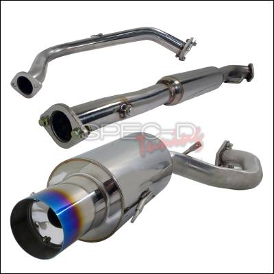 Mitsubishi Eclipse Spec-D N1 Style Catback Exhaust with Burnt Tip - MFCAT2-ELP95NTT-SD