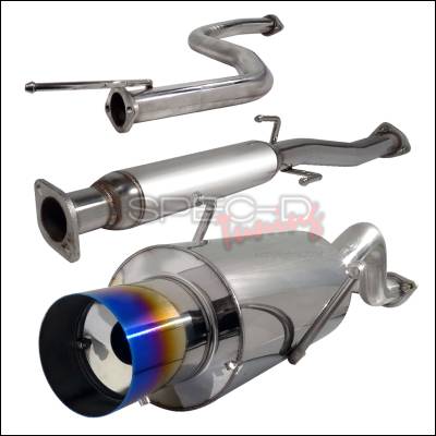 Acura Integra Spec-D N1 Style Catback Exhaust with Burnt Tip - MFCAT2-INT94T-SD